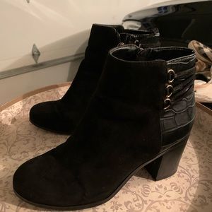 Black booties from TOP SHOP